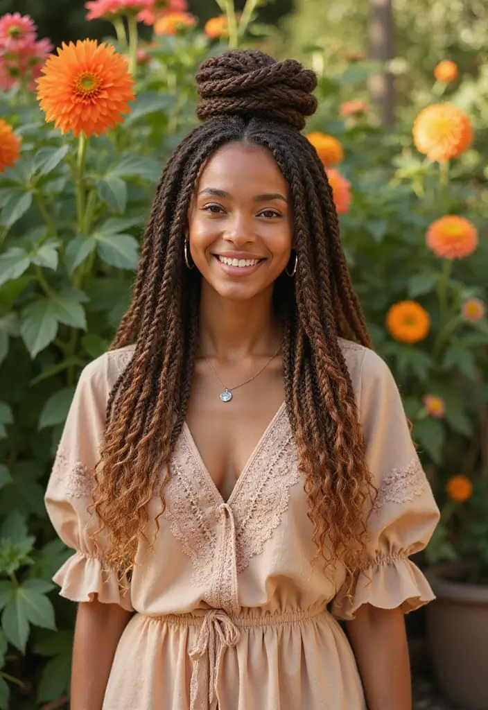 28 Trending Crochet Hairstyles for Black Women You’ll Love to Try - 9. Classic Twists with Crochet Technique