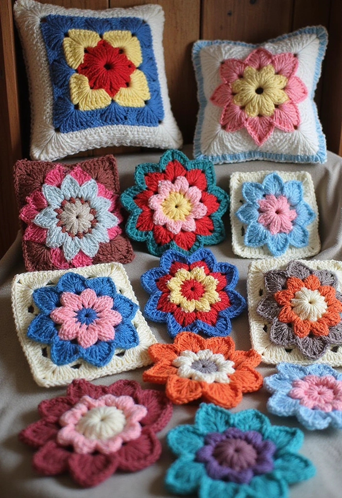 29 Colorful Granny Square Crochet Pattern Diagrams for Your Home Decor - Conclusion