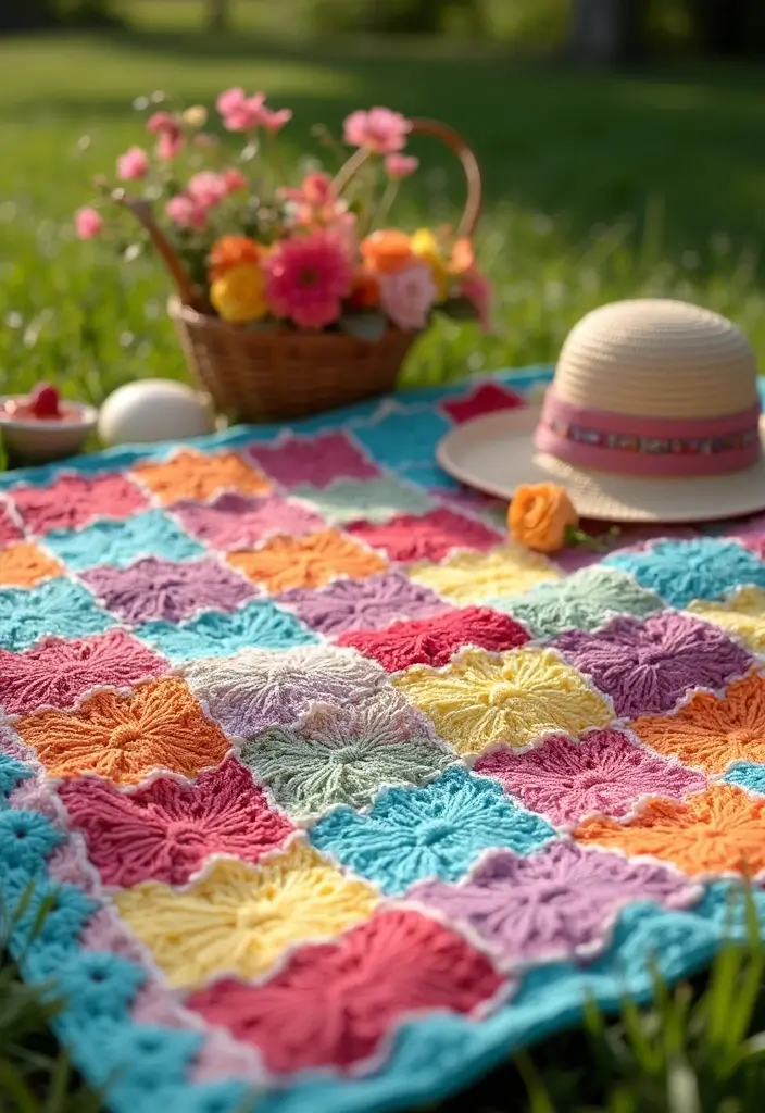 29 Crochet Baby Blanket Free Pattern Ideas for Every Season - 20. Patchwork Blanket