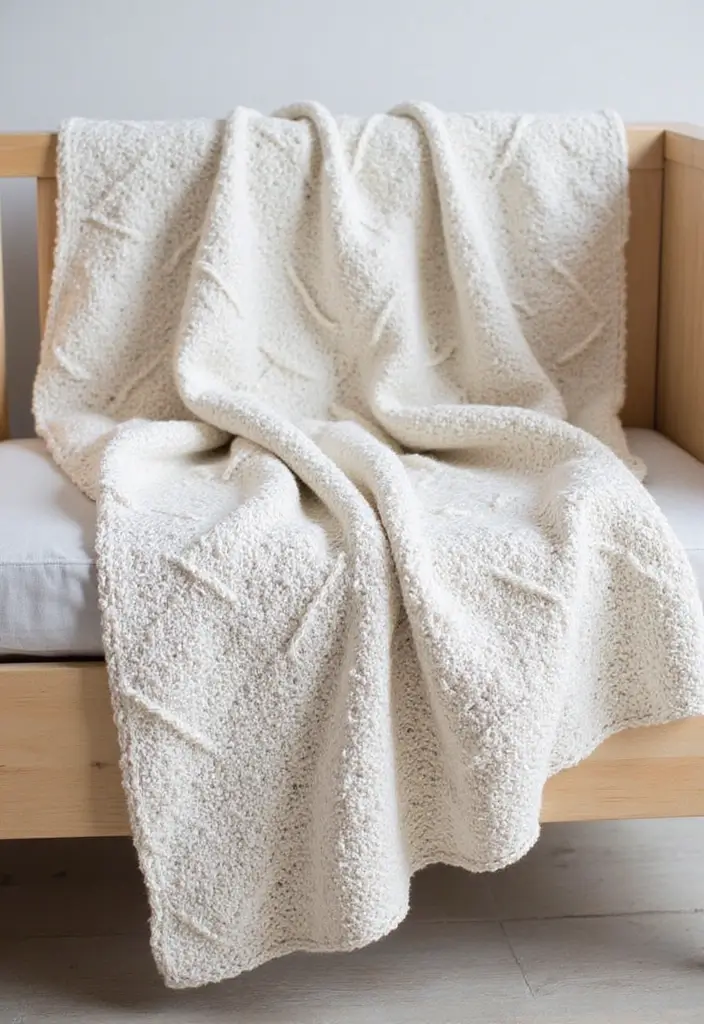 29 Crochet Baby Blanket Free Pattern Ideas for Every Season - 7. Minimalist Geometric Blanket