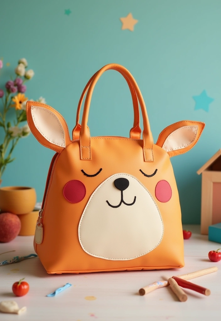 29 Crochet Tote Bags Free Patterns Perfect for Everyday Use - 19. Fun Animal-Shaped Tote