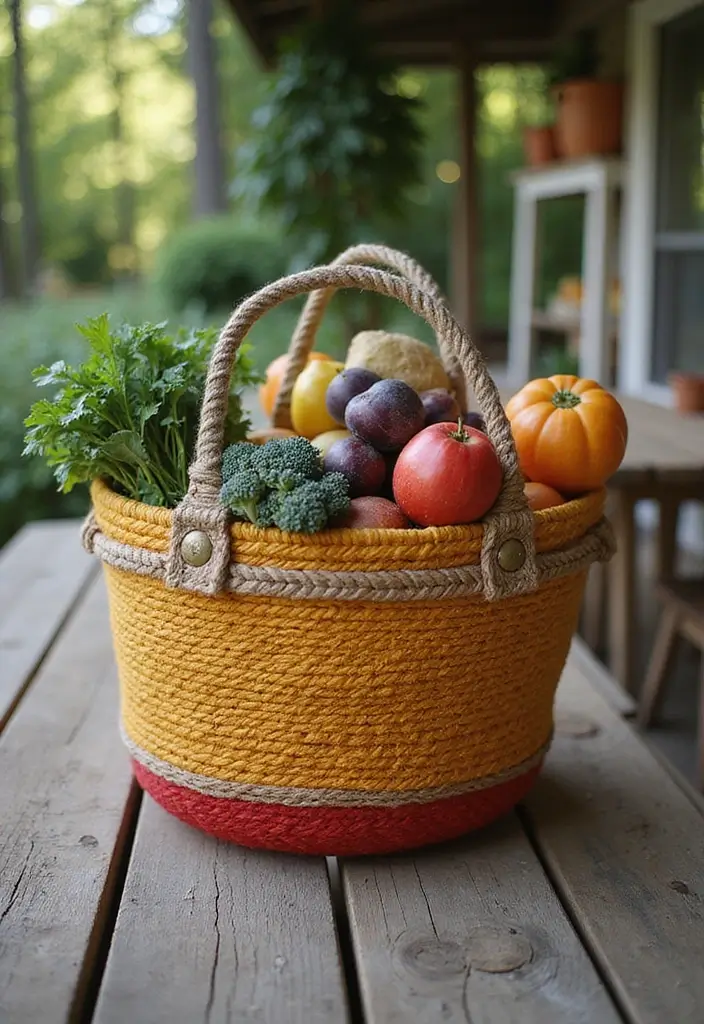 29 Crochet Tote Bags Free Patterns Perfect for Everyday Use - 2. Market Tote with Sturdy Handles