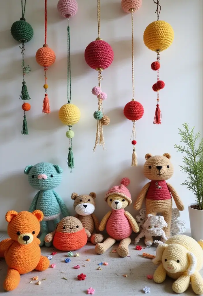 30 Patrones de Crochet de Navidad: Decoraciones y Regalos Festivos - 25. Decoraciones de Crochet para Niños