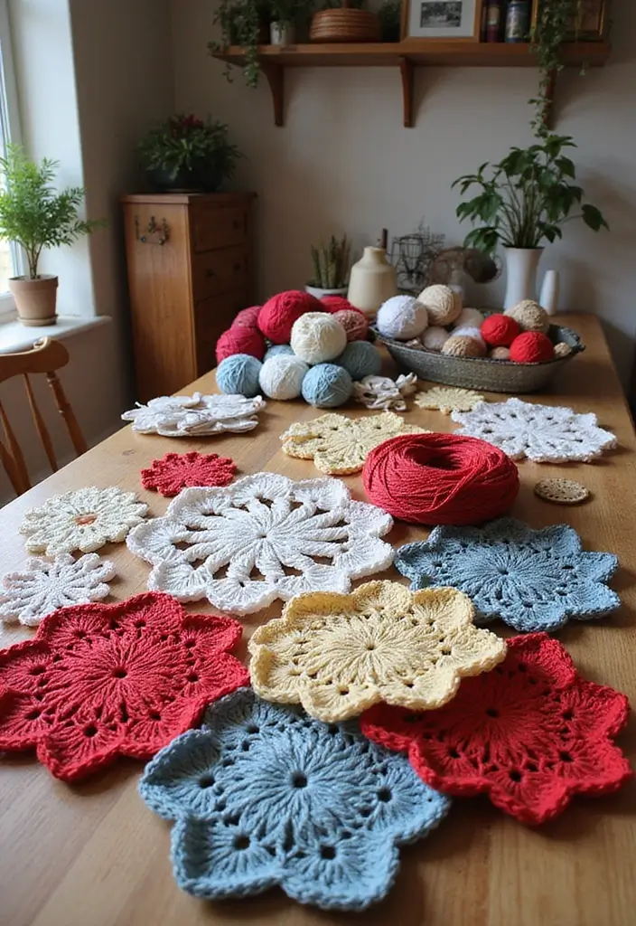 30 Patrones de Crochet de Navidad: Decoraciones y Regalos Festivos - 29. Puntos de Crochet para Proyectos Futuro