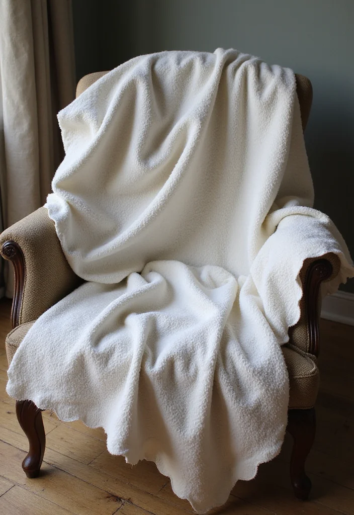 A Friendly Guide to Crochet Borders for Blankets: 20 Stylish Craft Inspirations - 10. Scalloped Elegance Border