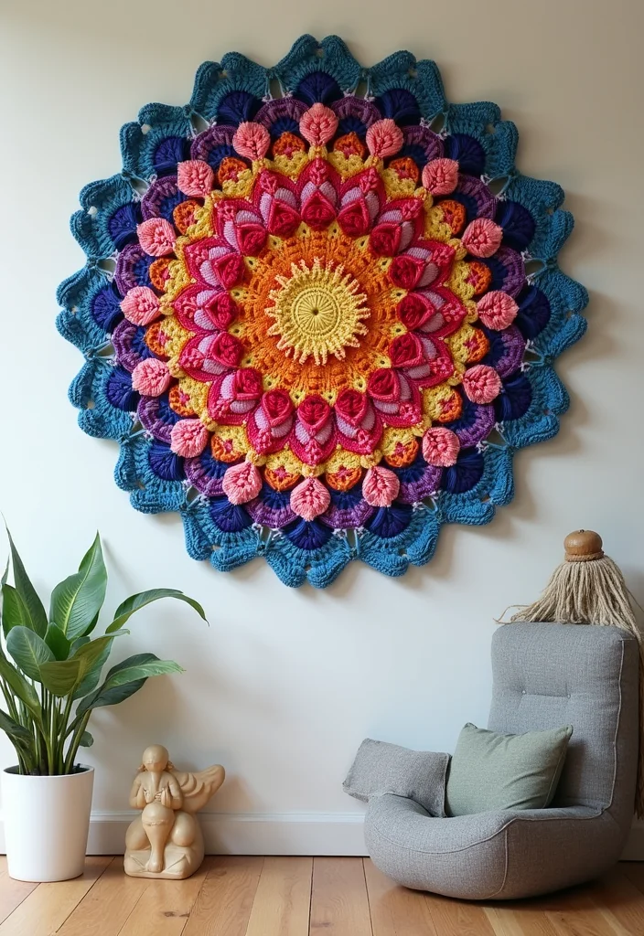 Complete Guide to C2C Crochet Patterns Free with 22 Inspiring Craft Inspirations - 4. The Magical Mandala
