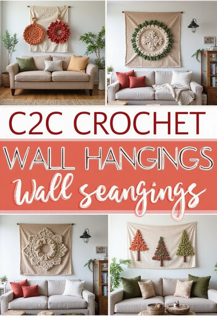 Complete Guide to C2C Crochet Patterns Free with 22 Inspiring Craft Inspirations - 5. Seasonal Decor: Get Festive