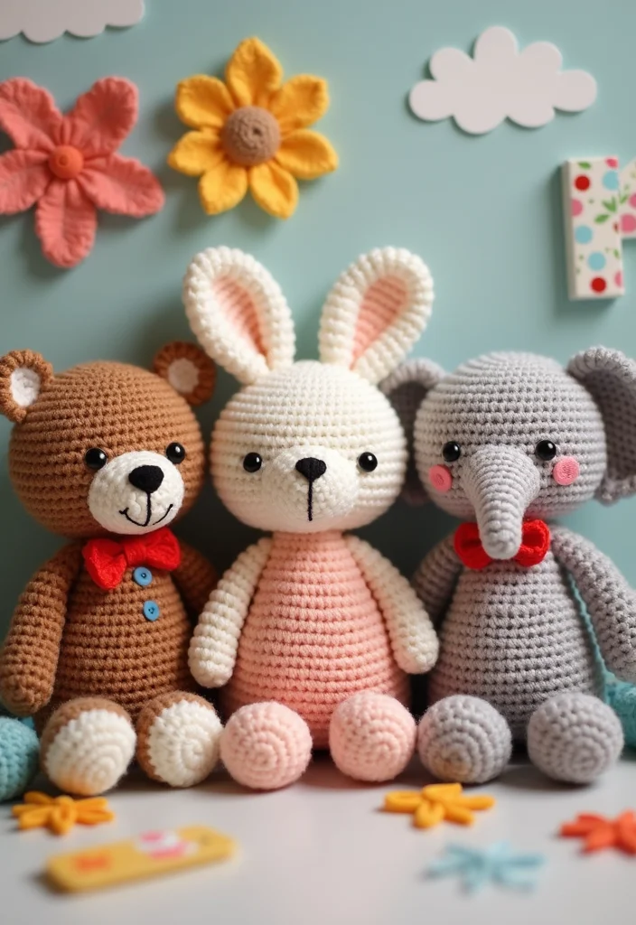 Complete Guide to Crochet Dolls: 22 Fun Visual Inspirations - 4. Animal-Themed Dolls