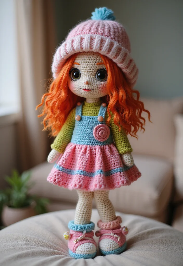 Complete Guide to Crochet Dolls: 22 Fun Visual Inspirations - 7. Doll with Personalization