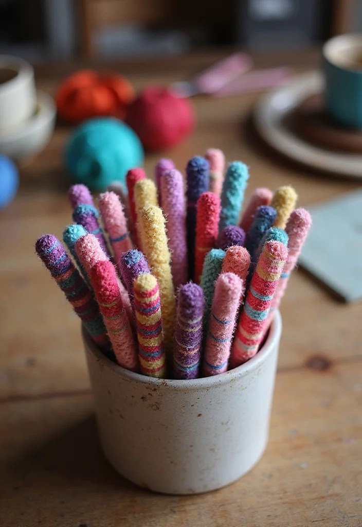 Complete Guide to Crochet Hair Styles Freetress: 20 Trendy Craft Inspirations - 14. Crochet Hair Sticks