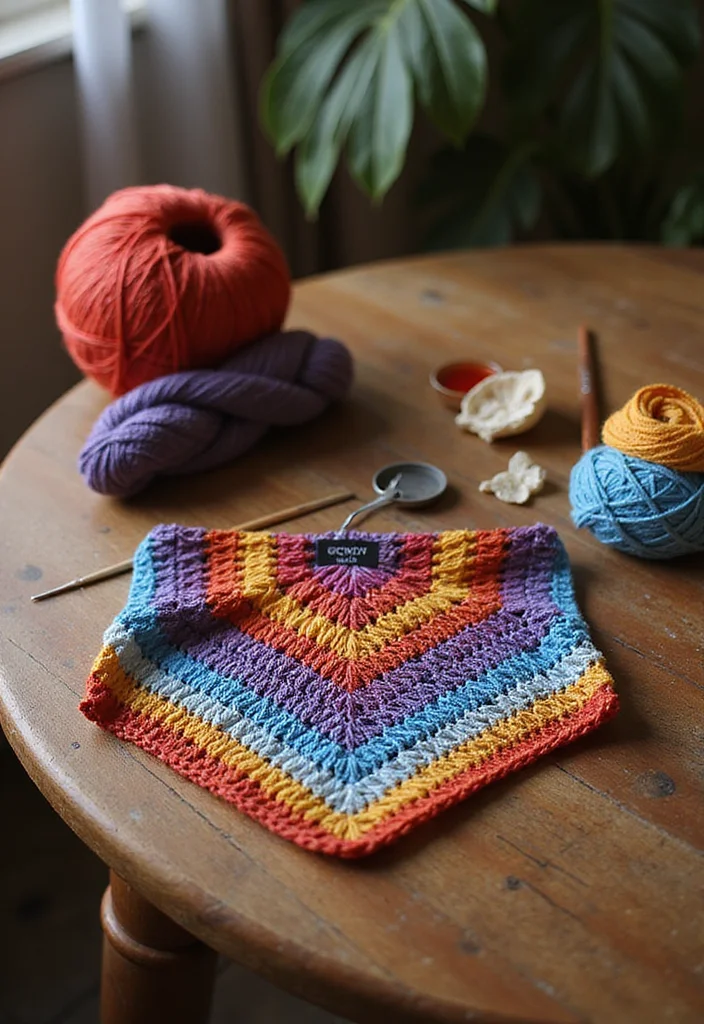 Complete Guide to Crochet Hair Styles Freetress: 20 Trendy Craft Inspirations - 17. Casual Crochet Bandanas