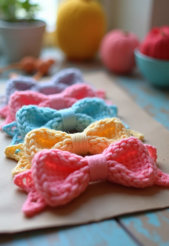 Complete Guide to Crochet Hair Styles Freetress: 20 Trendy Craft Inspirations - 19. Crochet Hair Bows