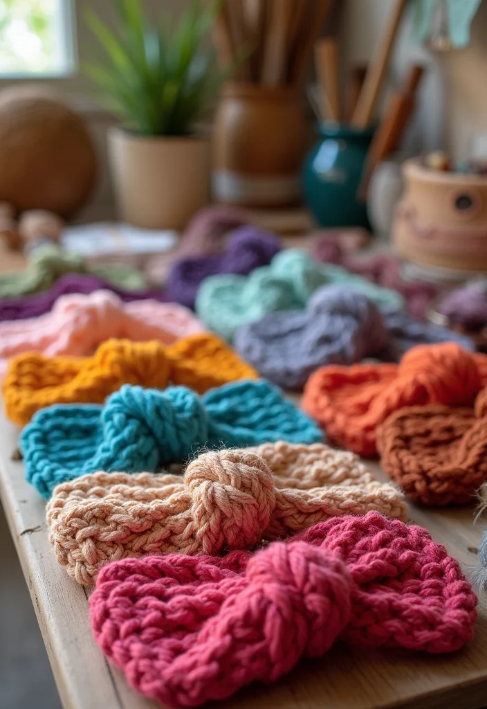 Complete Guide to Crochet Hair Styles Freetress: 20 Trendy Craft Inspirations - 3. Colorful Headbands