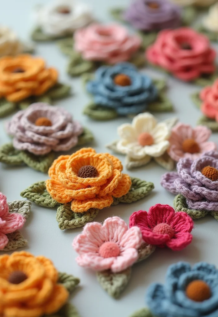 Complete Guide to Crochet Hair Styles Freetress: 20 Trendy Craft Inspirations - 6. Crochet Flower Accessories