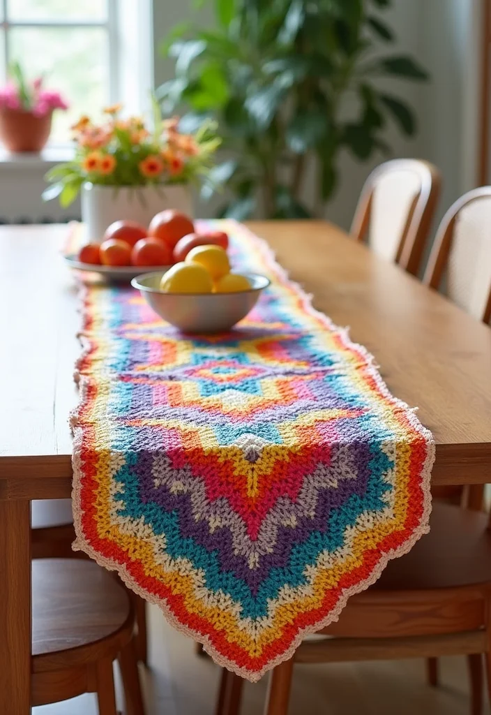 Complete Guide to Crochet Table Runner Pattern with 22 Elegant Craft Inspirations - 14. Patchwork Table Runner