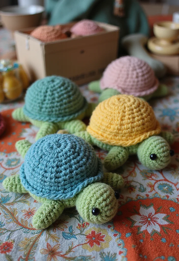 Complete Guide to Crochet Turtle Pattern Free with 22 Fun Craft Inspirations - 21. Turtle-Themed DIY Gifts
