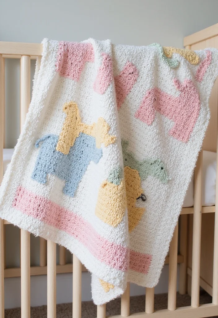 Complete Guide to Easy Tapestry Crochet Patterns Featuring 23 Creative Visual Inspirations - 11. Cozy Baby Blankets