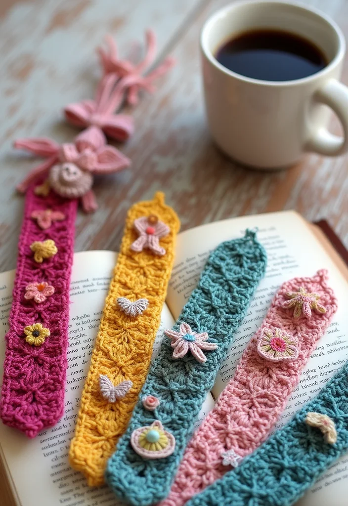 Complete Guide to Easy Tapestry Crochet Patterns Featuring 23 Creative Visual Inspirations - 22. Charming Bookmarks