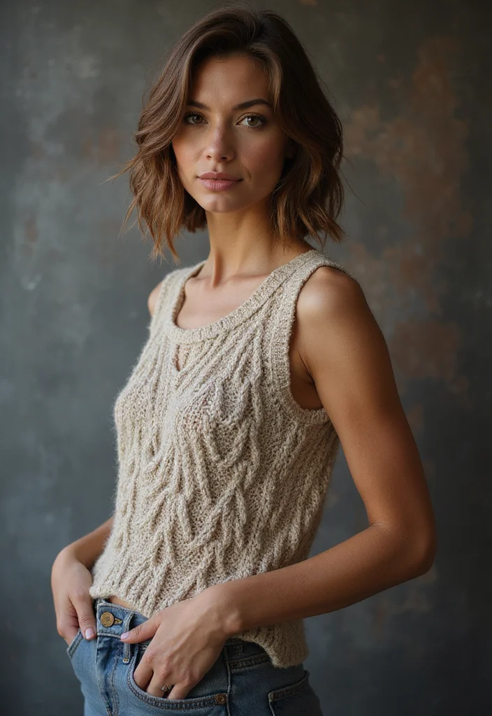 Comprehensive Guide to Crochet Vest Pattern Free Featuring 20 Stylish Craft Inspirations - 14. Textured Cable Vest