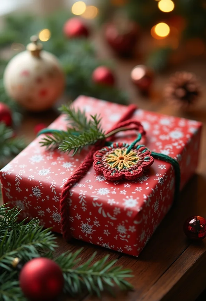 Essential Guide to Christmas Crochet Patterns Free: 25 Festive Visual Inspirations - 17. Sweet Holiday Gift Tags