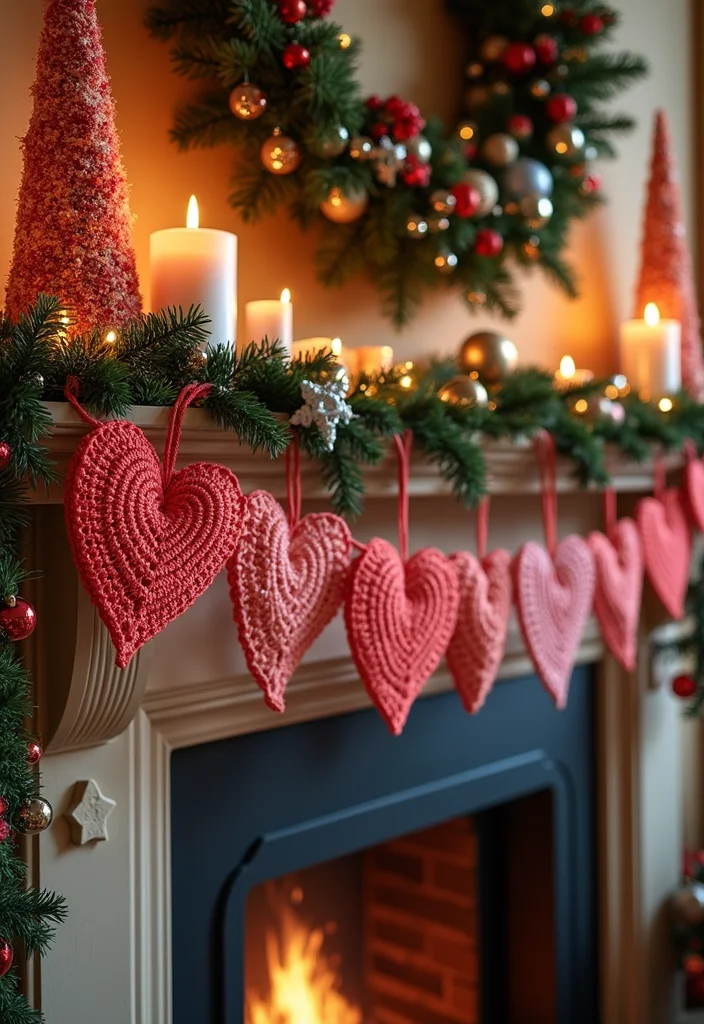 Essential Guide to Christmas Crochet Patterns Free: 25 Festive Visual Inspirations - 2. Festive Christmas Tree Garland