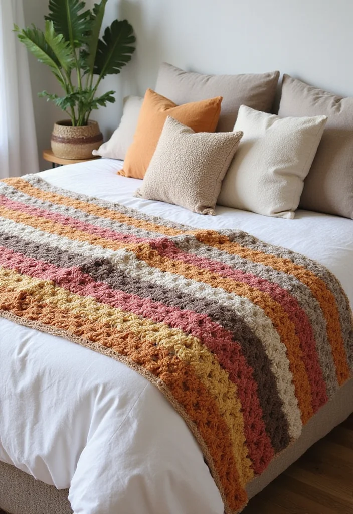 Essential Guide to Crochet Afghan Patterns Free: 23 Cozy Visual Inspirations - 15. Double Crochet Afghan