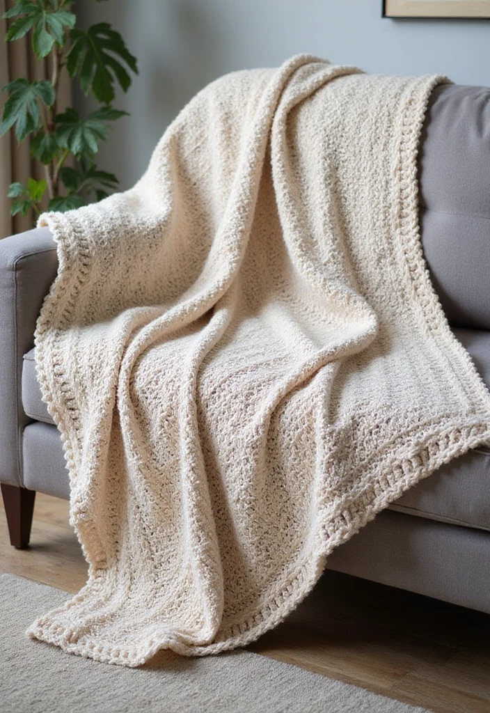 Essential Guide to Crochet Afghan Patterns Free: 23 Cozy Visual Inspirations - 16. Shell Stitch Afghan