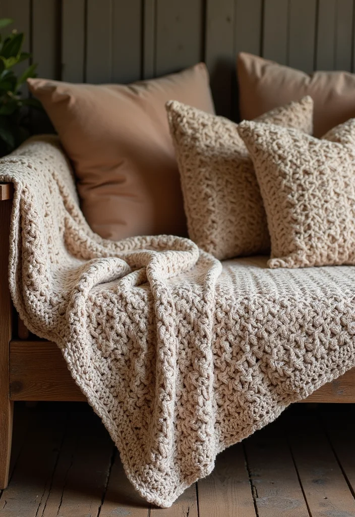 Essential Guide to Crochet Afghan Patterns Free: 23 Cozy Visual Inspirations - 17. Basketweave Afghan