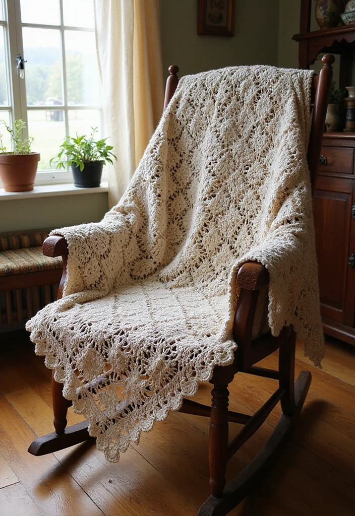 Essential Guide to Crochet Afghan Patterns Free: 23 Cozy Visual Inspirations - 18. Vintage Crochet Afghan