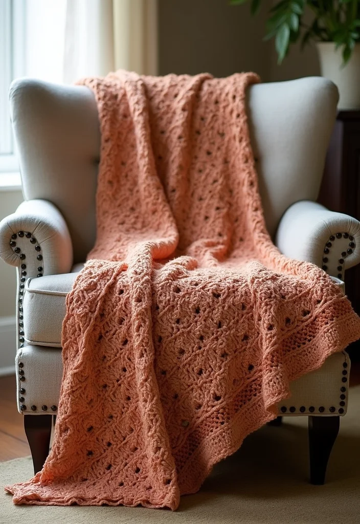 Essential Guide to Crochet Afghan Patterns Free: 23 Cozy Visual Inspirations - 6. Tunisian Crochet Afghan