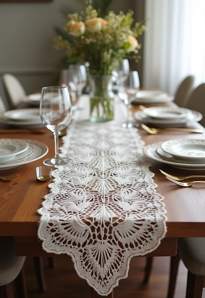 Essential Guide to Crochet Butterfly Free Pattern Showcasing 23 Colorful Visual Inspirations - 10. Butterfly Table Runner: Crocheted Elegance