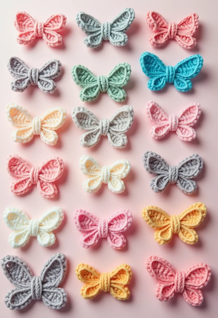 Essential Guide to Crochet Butterfly Free Pattern Showcasing 23 Colorful Visual Inspirations - 22. Butterfly Pet Accessories: Trendy and Fun