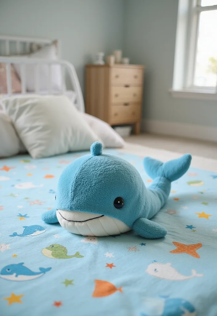 Essential Guide to Crochet Lovey Free Patterns: 20 Sweet Visual Inspirations - 11. Playful Whale Lovey