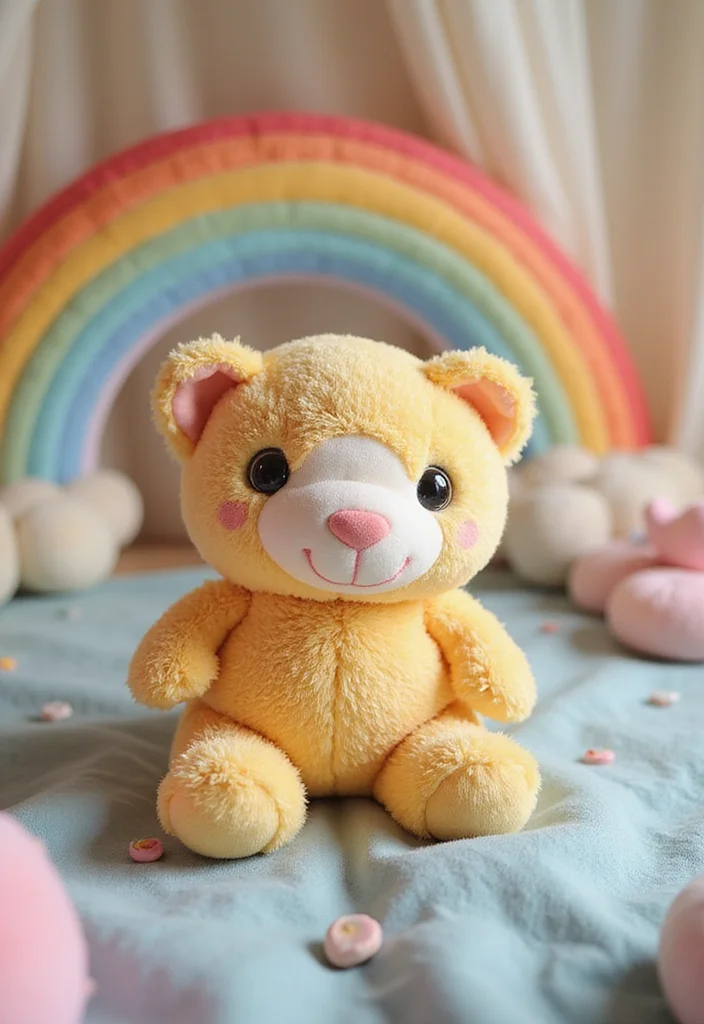 Essential Guide to Crochet Lovey Free Patterns: 20 Sweet Visual Inspirations - 15. Happy Rainbow Lovey