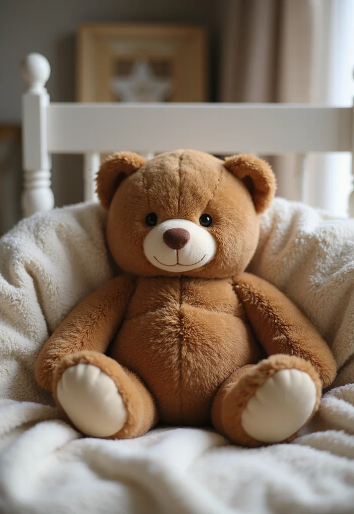 Essential Guide to Crochet Lovey Free Patterns: 20 Sweet Visual Inspirations - 20. Classic Bear Hug Lovey