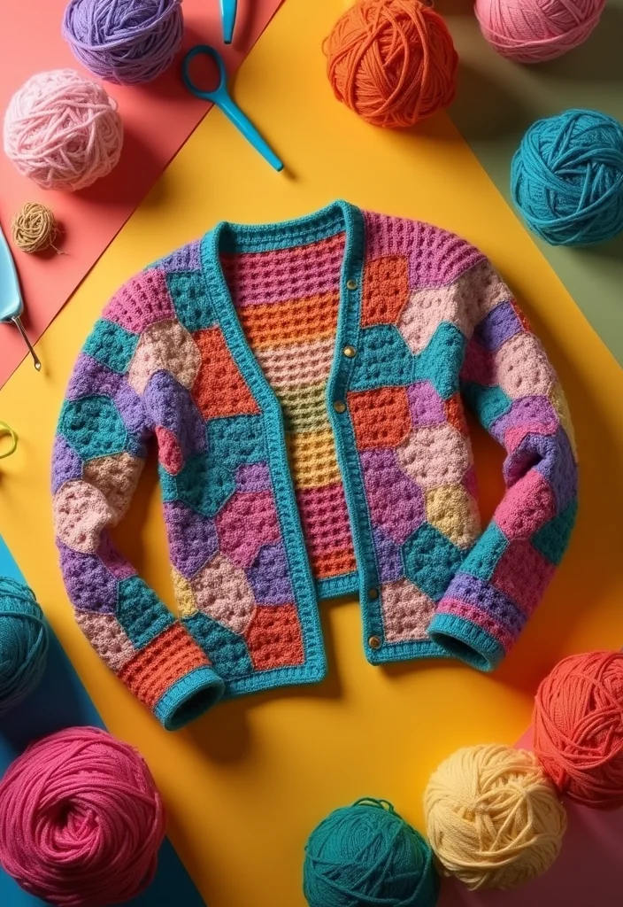 Essential Guide to Crochet Shrug Pattern Free with 20 Cozy Craft Inspirations - 20. Patchwork Shrug