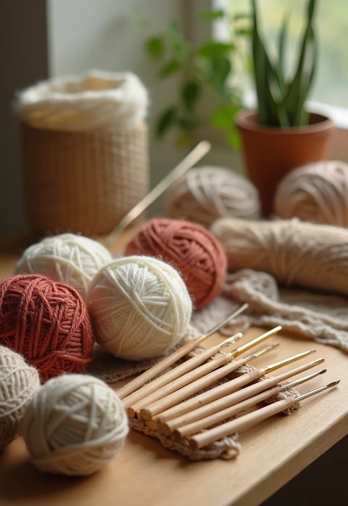 Essential Guide to Crochet Socks: 22 Cozy Craft Inspirations - 15. Eco-Friendly Tools for Your Crochet Projects
