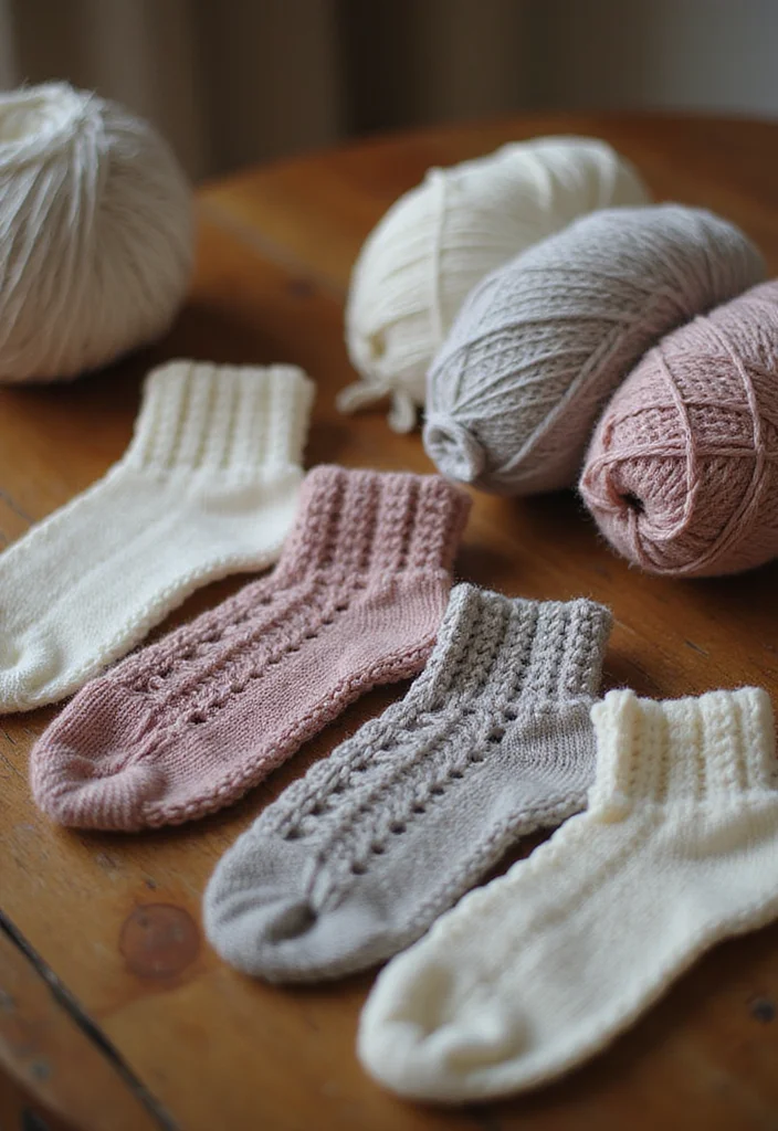 Essential Guide to Crochet Socks: 22 Cozy Craft Inspirations - 6. The Art of Crochet Stitch Patterns