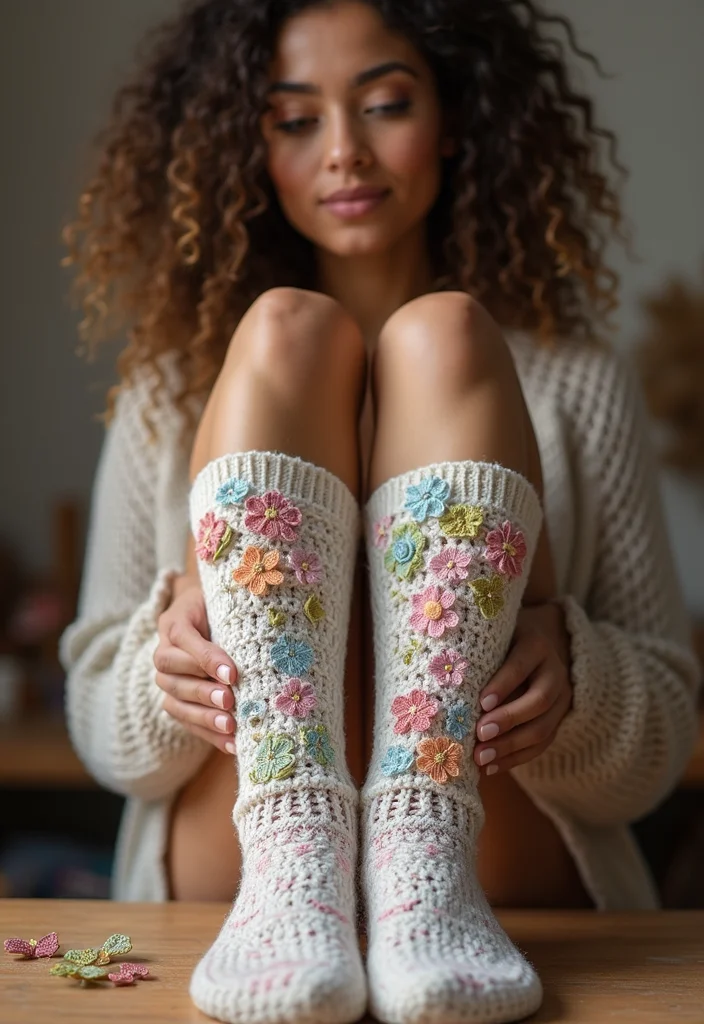 Essential Guide to Crochet Socks: 22 Cozy Craft Inspirations - 9. Personalizing Your Crochet Socks