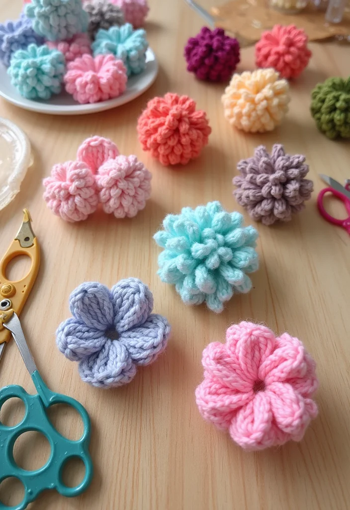 Essential Guide to Easy Beginner Crochet Patterns Featuring 22 Simple Visual Inspirations - 15. Fun Crochet Hair Accessories