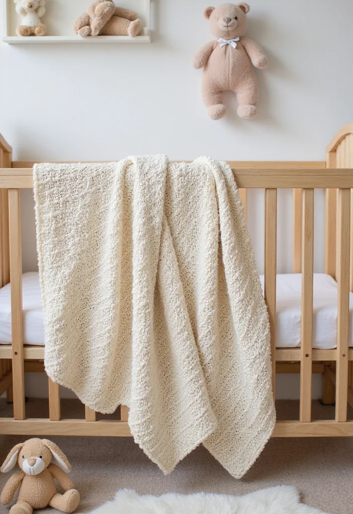 Essential Guide to Easy Beginner Crochet Patterns Featuring 22 Simple Visual Inspirations - 17. Soft Crochet Baby Blanket