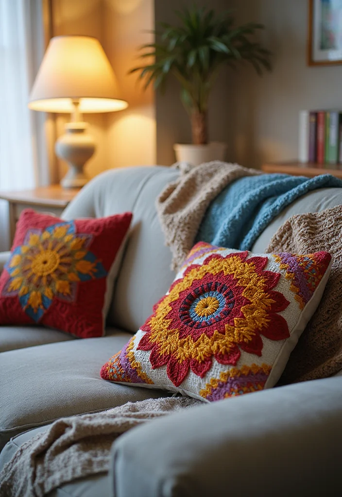 Essential Guide to Easy Beginner Crochet Patterns Featuring 22 Simple Visual Inspirations - 4. Adorable Crochet Pillow Covers