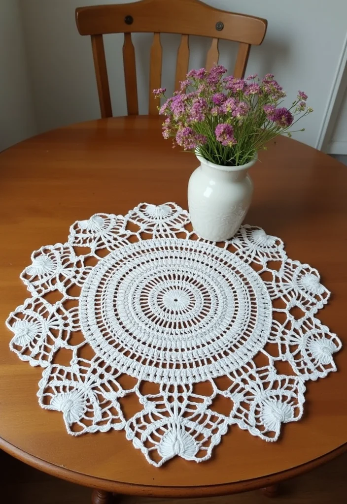 Essential Guide to Free Crochet Doily Patterns: 22 Delicate Craft Inspirations - 1. Classic Round Doily