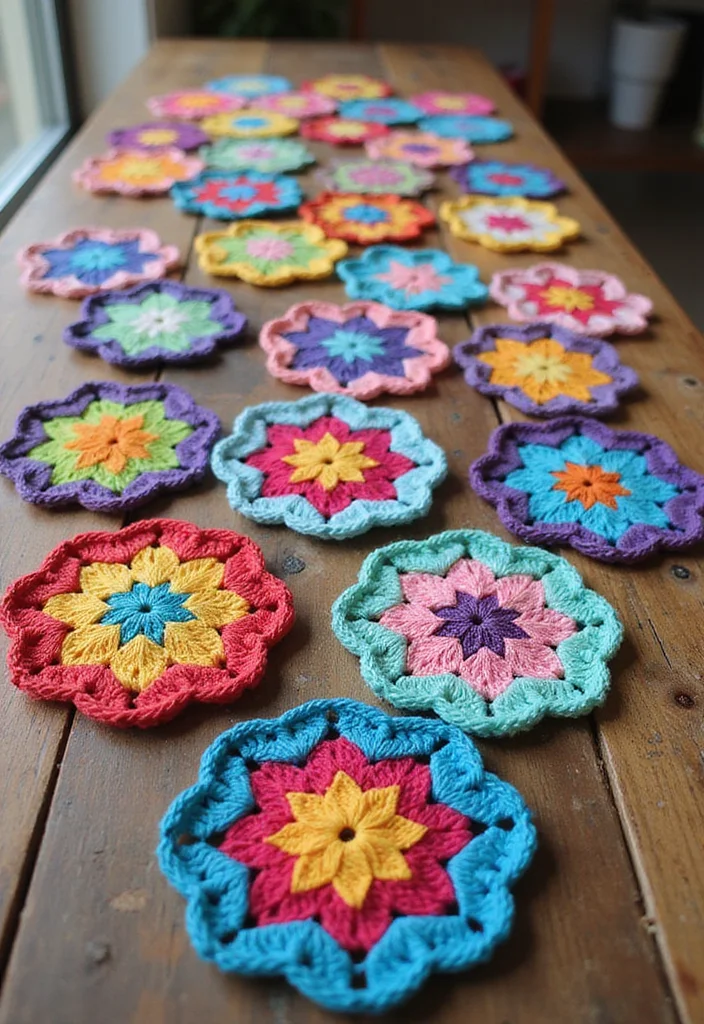 Essential Guide to Free Crochet Doily Patterns: 22 Delicate Craft Inspirations - 3. Granny Square Doilies