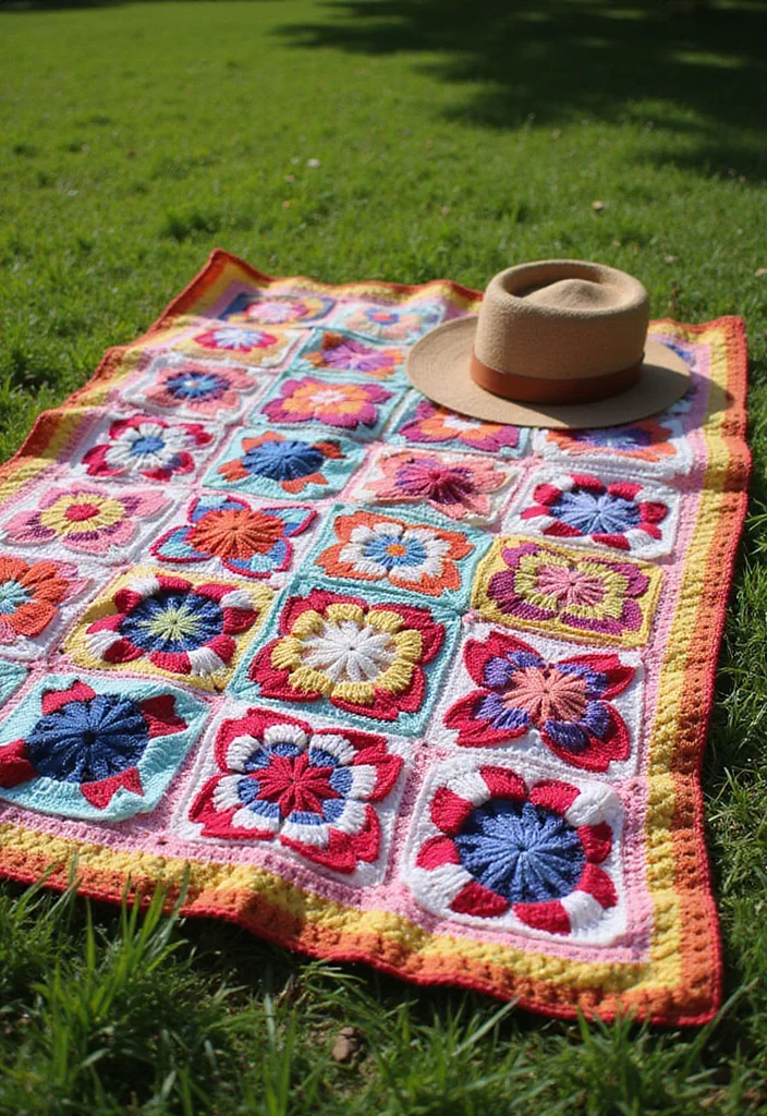 Friendly Guide to Crochet Blanket Patterns Free: Featuring 24 Creative Visual Inspirations - 19. The Festival Blanket