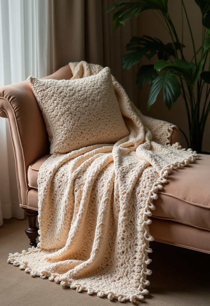 Friendly Guide to Crochet Blanket Patterns Free: Featuring 24 Creative Visual Inspirations - 23. The Elegant Evening Blanket