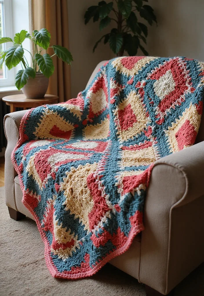 Friendly Guide to Crochet Blanket Patterns Free: Featuring 24 Creative Visual Inspirations - 24. The Family Heirloom Blanket