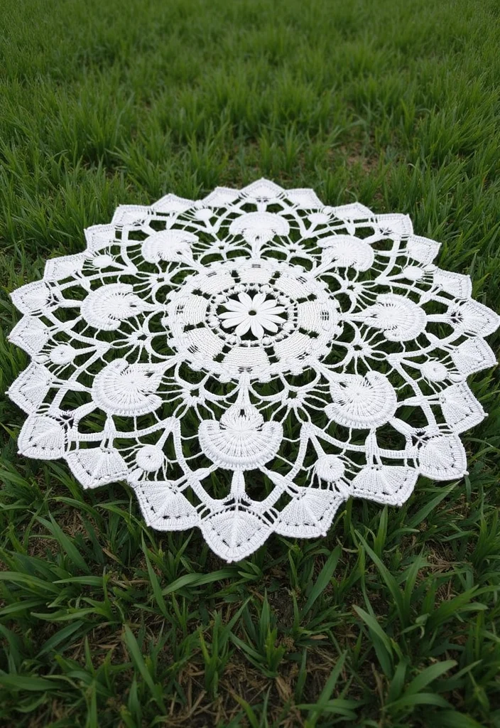 Friendly Guide to Crochet Blanket Patterns Free: Featuring 24 Creative Visual Inspirations - 9. Lacy Flower Blanket