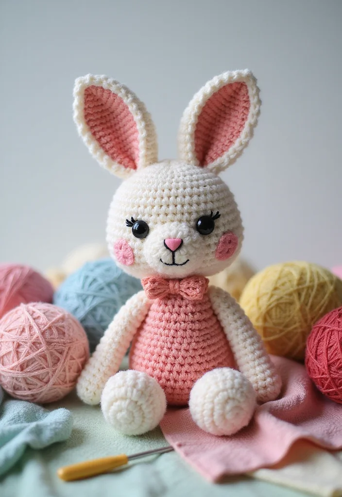 Friendly Guide to Crochet Bunny Pattern Free: Showcasing 24 Charming Visual Inspirations - 1. Classic Bunny Plushie