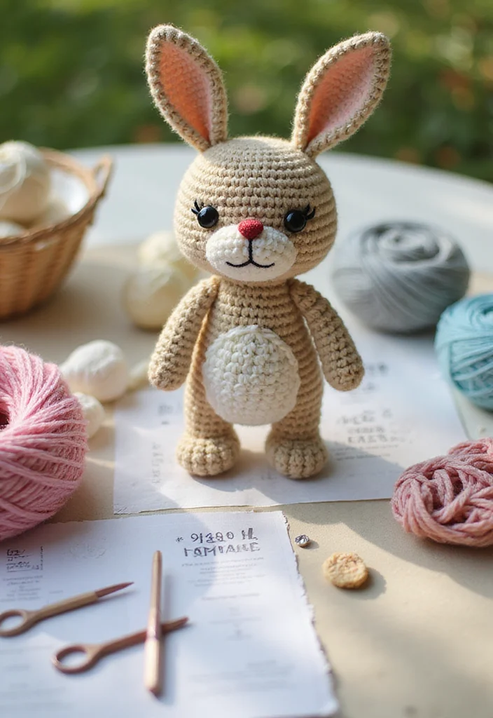 Friendly Guide to Crochet Bunny Pattern Free: Showcasing 24 Charming Visual Inspirations - 23. Bunny Craft Kit